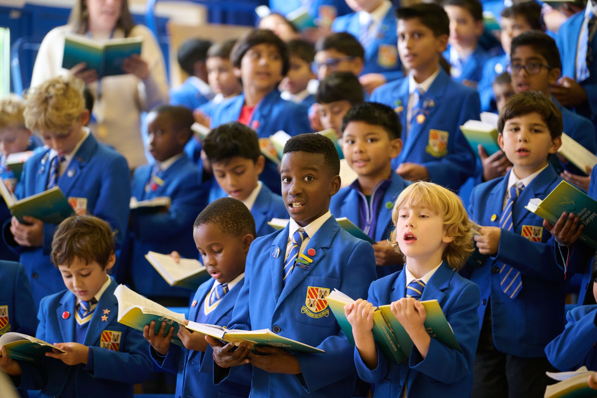 Loyola boys singing